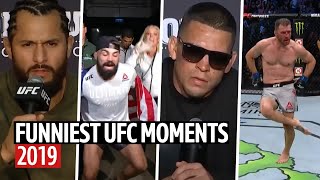 Funniest UFC moments of the year 2019 [upl. by Hanoj]