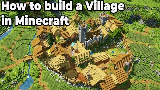 How to build an Awesome Village in Minecraft 115 Survival [upl. by Eiger]