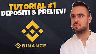 Tutorial ITA BINANCE  DEPOSITI E PRELIEVI  1 [upl. by Kone]