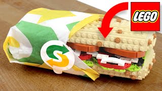 SUBWAY asked ME for a LEGO Sandwich [upl. by Natassia27]