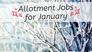 Allotment Jobs for January UK [upl. by Nasus]