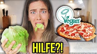 Als FLEISCHESSER 1 Woche VEGAN essen… Experiment Mukbang Food Diary [upl. by Euqinomod]