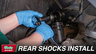 How To Replace Rear Shock Absorbers [upl. by Lucinda]