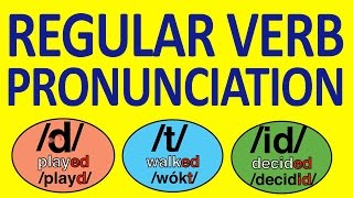 REGULAR VERBS PRONUNCIATION 23 06 2013 [upl. by Mendes427]