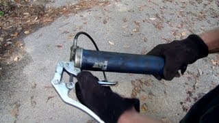 How to refill a grease gun [upl. by Airitak]