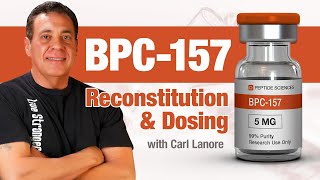 BPC157 Reconstitution and Dosing [upl. by Ahsakal]