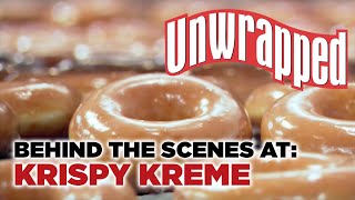 How Krispy Kreme Doughnuts are Made  UNWRAPPED  Food Network [upl. by Goodwin]