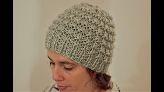 Tricot Bonnet facile et rapide [upl. by Ahseyn]