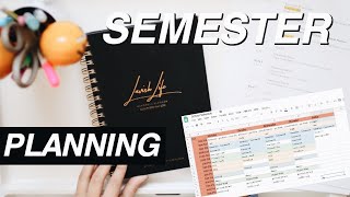 How I Set Up My Semester for Success  plan  schedule [upl. by Jillana]