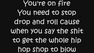 Eminem  On Fire lyrics [upl. by Erastatus619]