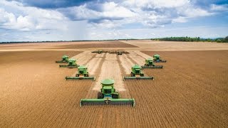 Fazenda Planalto  SLC Agrícola recorde de produção de Soja [upl. by Giguere]