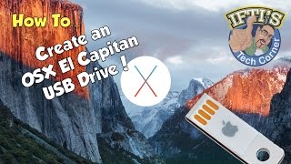 OSX 1011 El Capitan  How to Create a Bootable USB Flash Drive  GUIDE [upl. by Anniken]