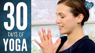 Day 20  Heart Practice  30 Days of Yoga [upl. by Elatia604]