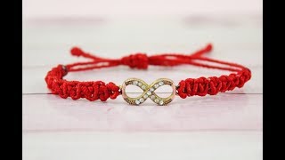 DIY Pulsera de nudo plano [upl. by Ziana]