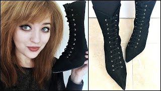 SHOE UNBOXING  TheGothicShoeCo [upl. by Chin]