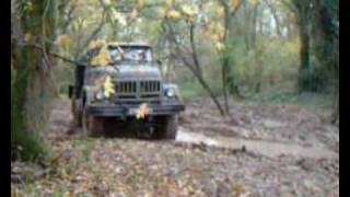 Russian 6x6 ZIL131 Decon truck offroading [upl. by Trey]