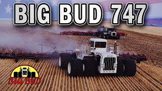 Worlds LARGEST Tractor Returns to the Fields  Big Bud 747 [upl. by Adnamas983]