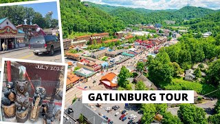 Gatlinburg Tennessee Walking Tour [upl. by Hildagarde]