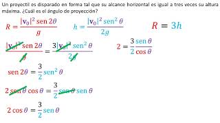 Física  Movimiento de proyectiles  Ejemplo 5 [upl. by Miehar]