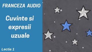 Franceza AUDIO 1  Cuvinte si expresii uzuale in franceza 2019 [upl. by Odessa191]