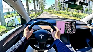 2023 Tesla Model Y  POV Test Drive [upl. by Adnaugal55]