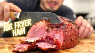 Making Air Fryer Ham  Honey Glazed HAM in the Cosori Air Fryer [upl. by Arod]