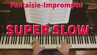 CHOPIN FantaisieImpromptu quotSUPER SLOWquot sample from quotThe WellRounded Pianistquot [upl. by Anitserp]