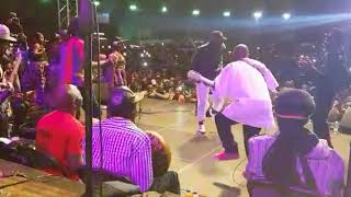 Tuku Joins Mukanya on Stage Live Nyoka Musango Big Bira 2018 [upl. by Ewart]