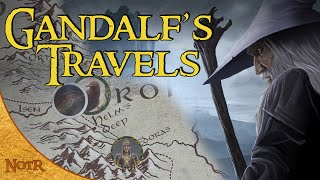 The Complete Travels of Gandalf  Tolkien Explained [upl. by Maressa]