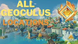 All Geoculus Locations 100 Exploration Genshin Impact [upl. by Nelehyram169]