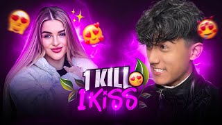 1 KILL💀 1 KISS💋 CHALLENGE WITH babyyyff 🤩 [upl. by Booze627]