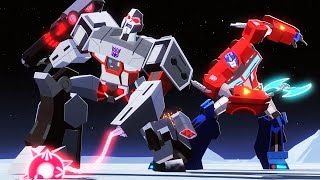 Optimus Prime Saves the Day  Cyberverse  Transformers Official [upl. by Rapp874]