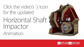 Horizontal Shaft Impactor Animation [upl. by Vil]