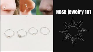 Nose Jewelry 101  Mel Para [upl. by Keslie]