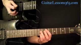 Glasgow Kiss Guitar Lesson Pt1  John Petrucci  Intro Section [upl. by Elimac]