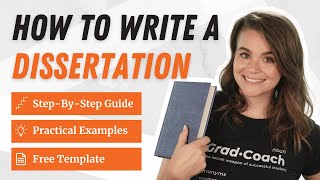 How To Write A Dissertation Or Thesis  8 Step Tutorial  Examples [upl. by Esirehs]