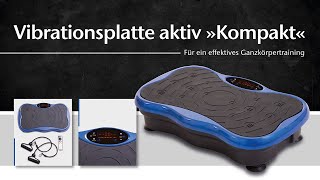 aktivshop Vibrationsplatte aktiv »Kompakt« [upl. by Tarsus]