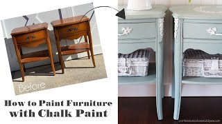 How to Paint Furniture with Chalk Paint [upl. by Hacker]