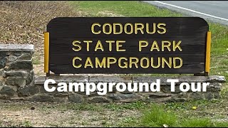 Codorus State Park Campground Tour Lake Marburg Hanover PA [upl. by Anglo988]