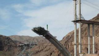 Hoover Dam Bypass Bridge Construction [upl. by Aynek115]