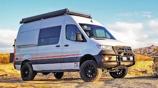 Storyteller Overland Mode 4x4 WalkThrough  Mercedes Sprinter Class B RV [upl. by Stuckey377]