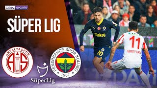 Antalyaspor vs Fenerbahce  SÜPERLIG  020324  beIN SPORTS USA [upl. by Ultima]