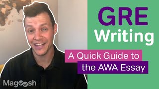 A Quick Guide to Writing the AWA Issue Essay on the GRE [upl. by Tristram]