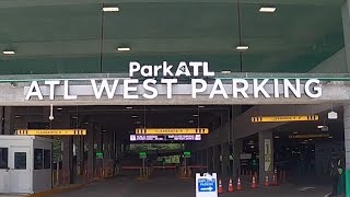 ATL West Parking Deck Atlanta Airport [upl. by Ahsenyt]