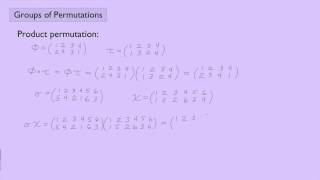 Abstract Algebra 1 Groups of Permutations [upl. by Radu]