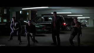 Batmans First Appearance Parking Garage Scene The Dark Knight 2008 Movie Clip 4K720p6 [upl. by Sarajane]