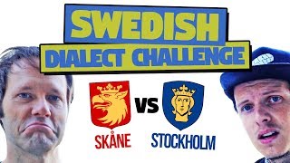 Swedish Dialect Challenge with TheSwedishLad [upl. by Ahtinak274]