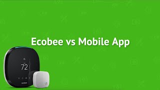 How To Use The Ecobee Mobile App With Your Smart Thermostat 1 of 13 [upl. by Bashee489]