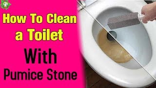 How To Clean a Toilet With Pumice Stone [upl. by Aneem]