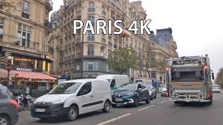 Paris 4K  Morning Drive  Driving Downtown [upl. by Bove299]